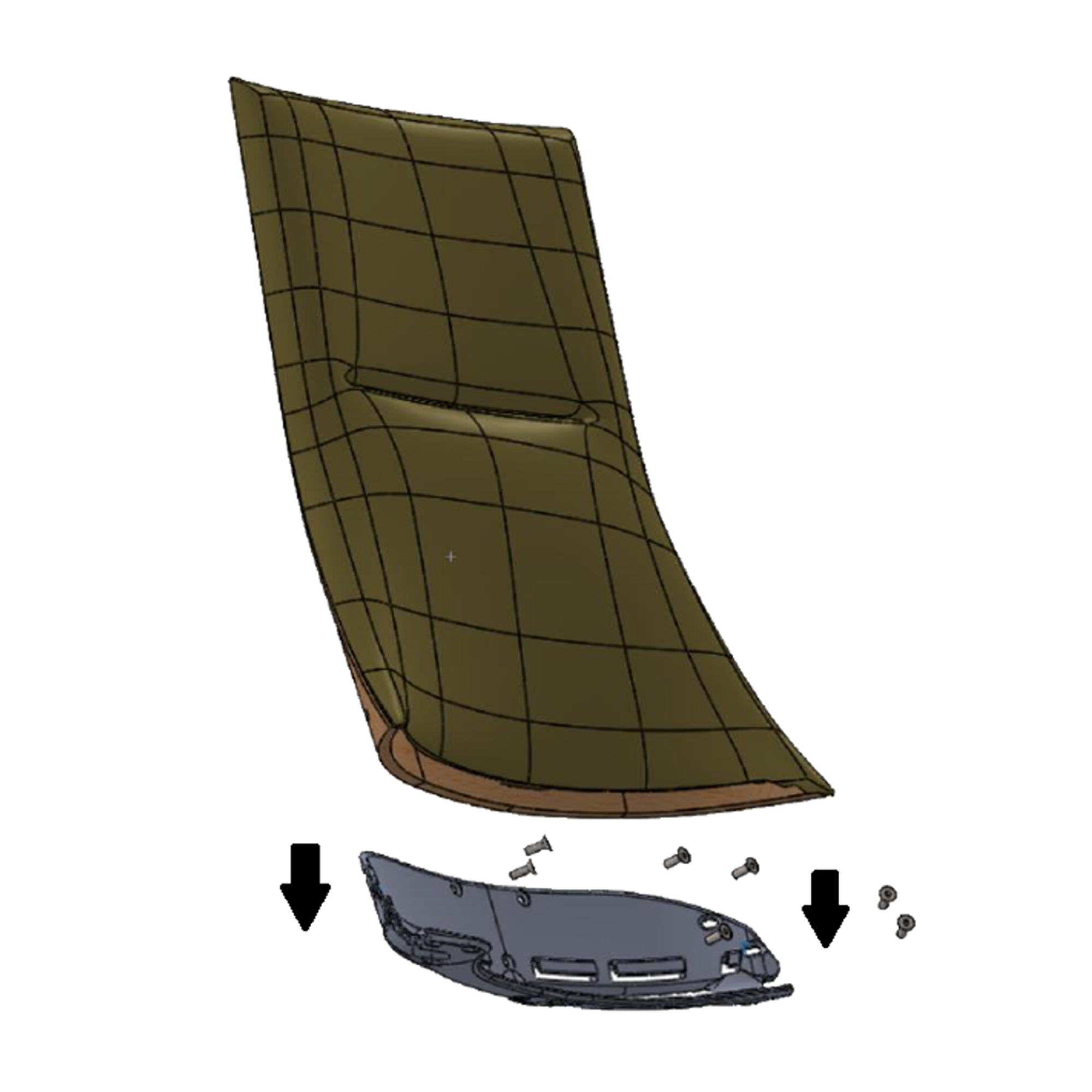 Backrest and seat